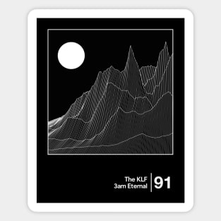 3am Eternal / Minimalist Graphic Artwork Magnet